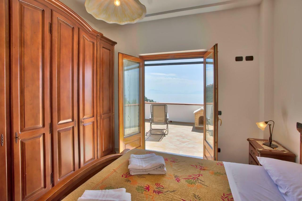 "Casalena" Villa A Furore Amalfi Coast Con Grande Terrazzo E Vista Sul Mare Buitenkant foto