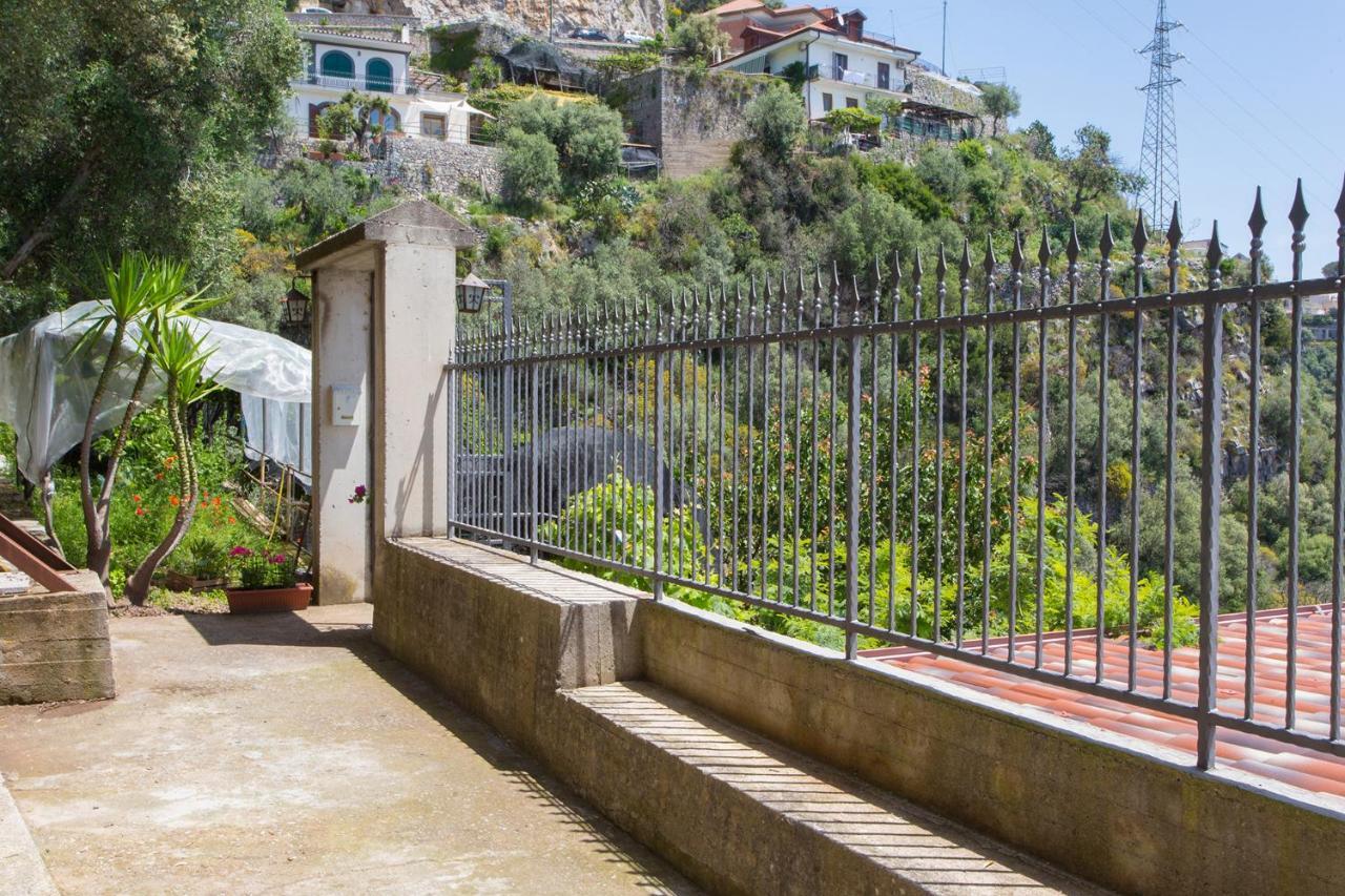"Casalena" Villa A Furore Amalfi Coast Con Grande Terrazzo E Vista Sul Mare Buitenkant foto