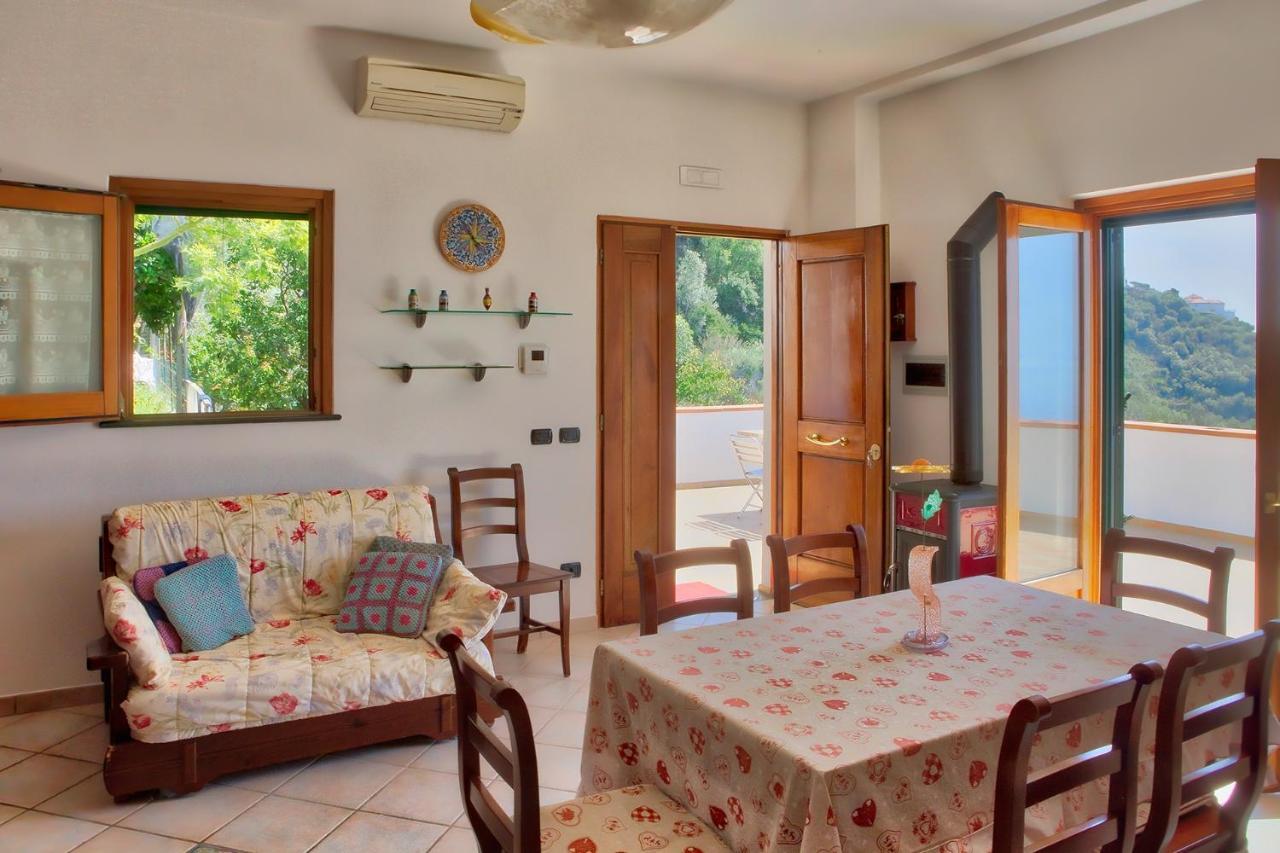 "Casalena" Villa A Furore Amalfi Coast Con Grande Terrazzo E Vista Sul Mare Buitenkant foto